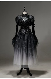 Lilith House Phantom Knight Corset Top Bolero and Skirt Set(Reservation/Full Payment Without Shipping)